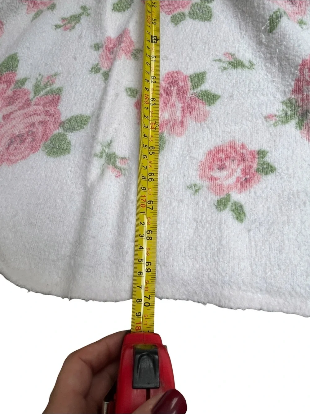 Vintage Shabby Chic Floral Pink Rose Throw Blanket Satin Trim